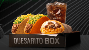 Taco Bell $5 Steak Quesarito Box