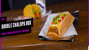 Taco Bell $5 Double Chalupa Box