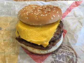Burger King Double Cheeseburger Review & Nutrition