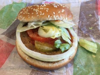 Burger King Whopper Junior Sandwich Review & Nutrition