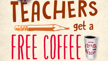 Krispy Kreme Free Coffee (Teachers)