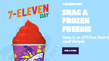 7-Eleven Free Small Slurpee