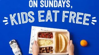 Kids Eat Free on Sunday at Chipotle