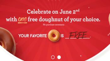 Krispy Kreme Free Doughnut (June 2)