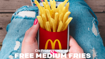 McDonald’s Free Medium Fries