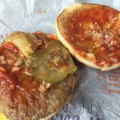 McDonald's McDouble Inside