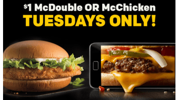 McDonald’s $1 McDouble or McChicken Deal