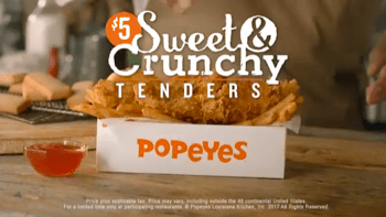 Popeyes $5 Sweet & Crunchy Tenders Deal