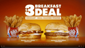 Wendy’s $3 Breakfast Deal (Croissant & Small Seasoned Potatoes)