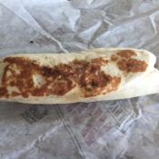 Taco Bell Grilled Breakfast Burrito Top