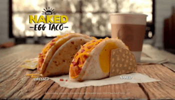 New Naked Egg Taco at Taco Bell - ValueGrub