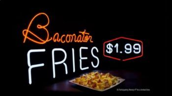 Wendy’s $1.99 Baconator Fries
