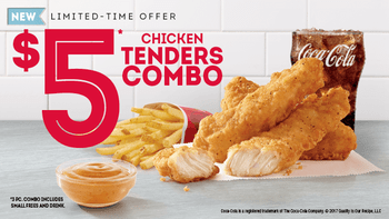 Wendy’s $5 Chicken Tenders Combo