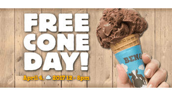 Ben & Jerry’s Free Ice Cream Cone